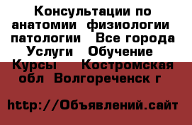 Консультации по анатомии, физиологии, патологии - Все города Услуги » Обучение. Курсы   . Костромская обл.,Волгореченск г.